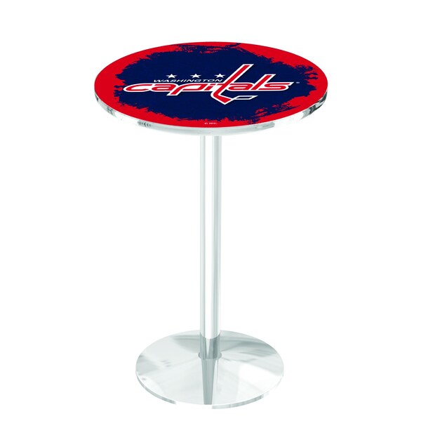 42" Chrome Washington Capitals Pub Table